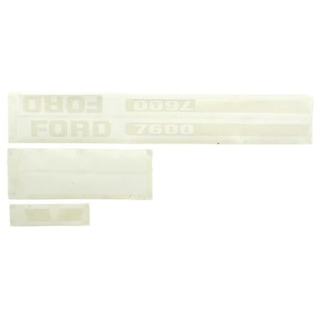 Aftermarket 83928532 EBPN16605H New Hood Decal Set Fits Ford 7600 7581 F514H